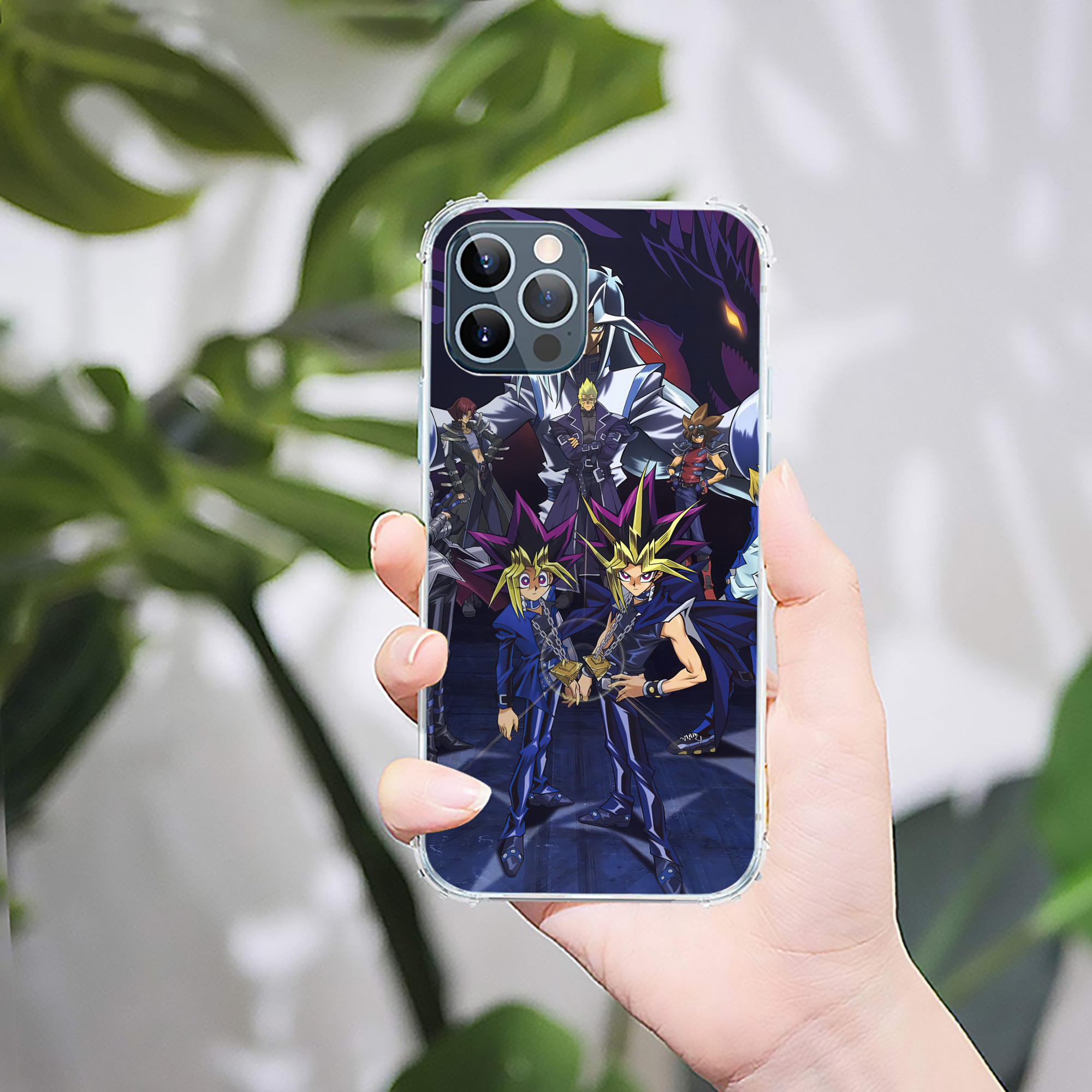 （画像用） 遊☆戯☆王 Yu-Gi-Oh! 【iPhone 12シリーズ対応】透明スマホケース（クリアソフトケース）